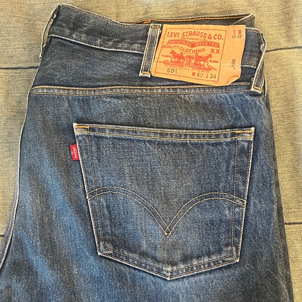 Levi's Classic Straight Blue Jeans